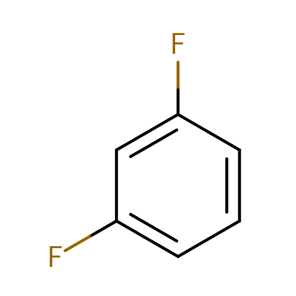 Structural image of 1,3-Difluorobenzene
