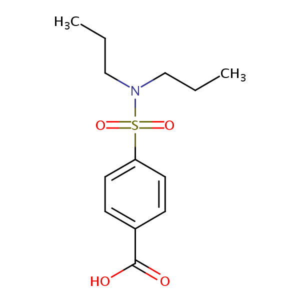 Structural image of Probenecid