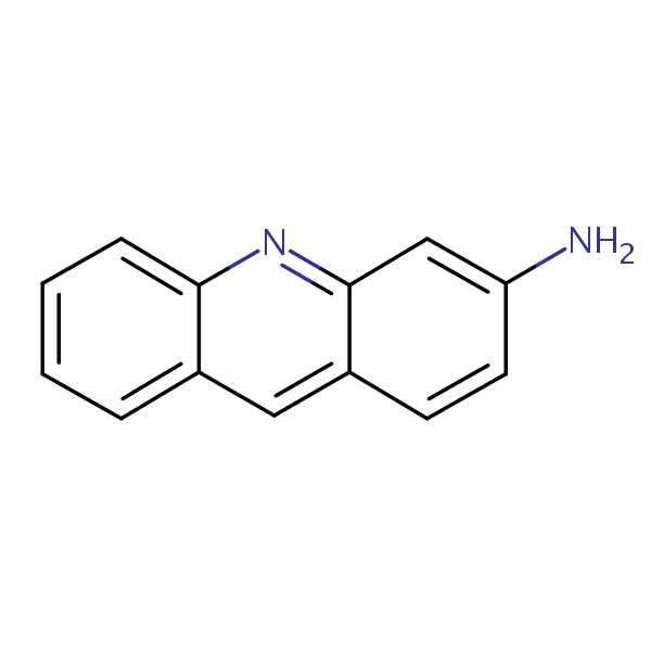 Structural image of 3-Aminoacridine