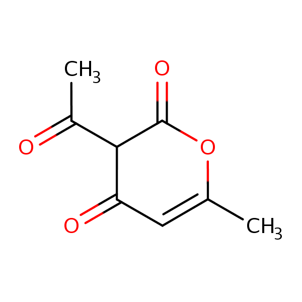 Structural image of Dehydroacetic acid