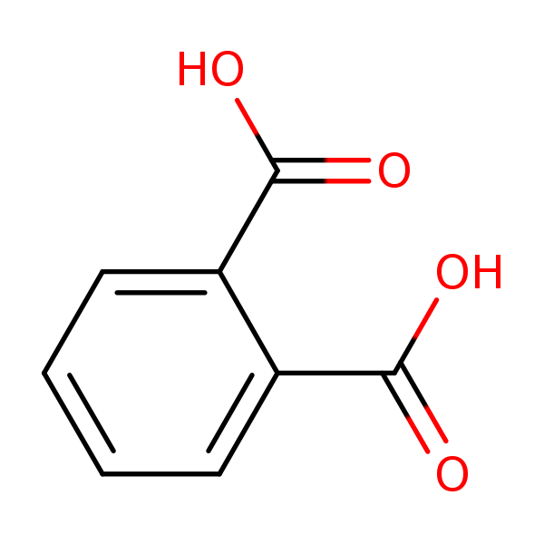 Structural image of Phthalic acid