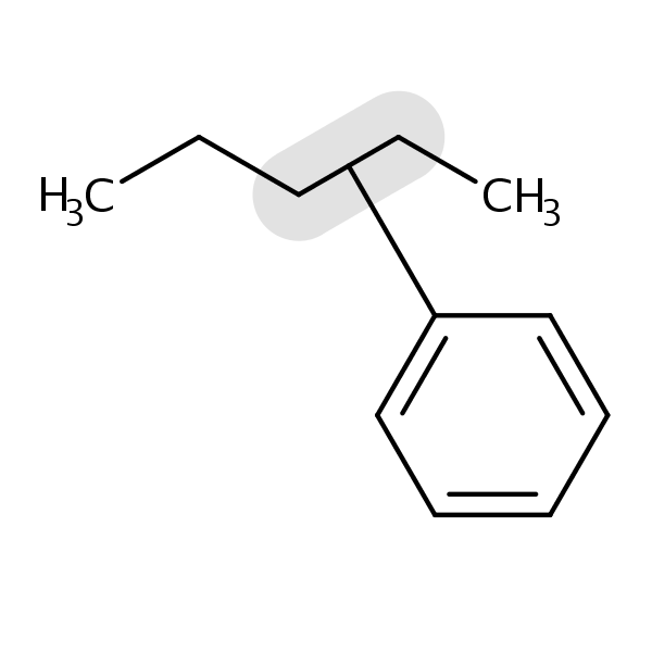 Structural image of sec-Pentylbenzene