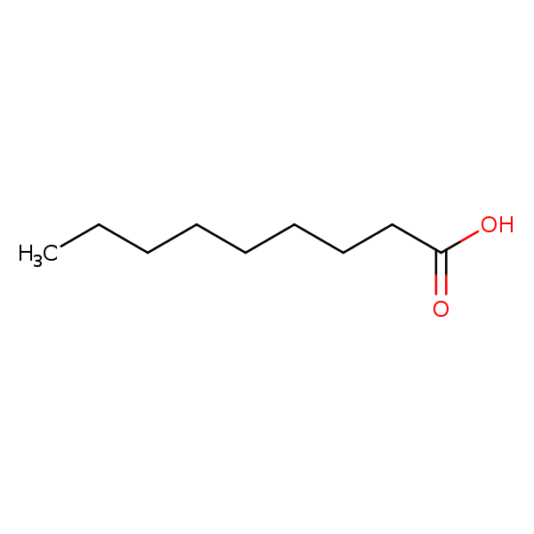 Structural image of Nonanoic acid