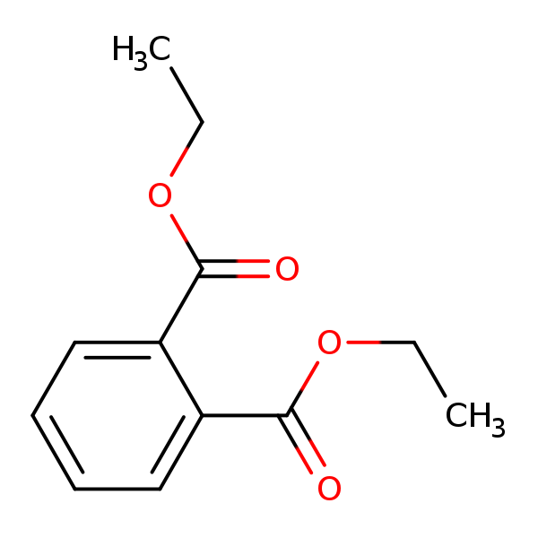 Structural image of Diethyl phthalate