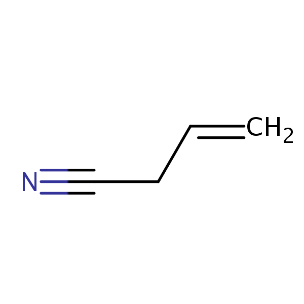 Structural image of Allyl cyanide