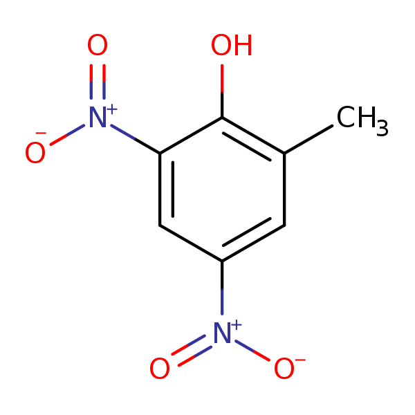 Structural image of 4,6-Dinitro-o-cresol