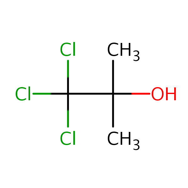 Structural image of 1,1,1-Trichloro-2-methyl-2-propanol