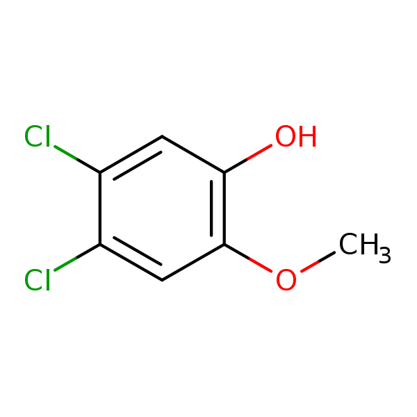 Structural image of 4,5-Dichloroguaiacol