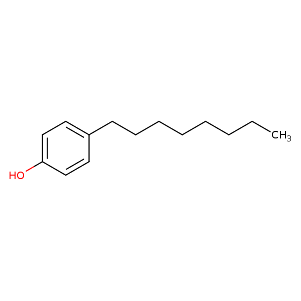 Structural image of 4-Octylphenol