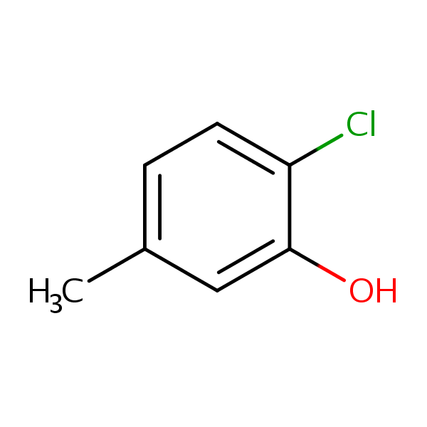 Structural image of 2-Chloro-5-methylphenol