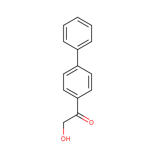 Structural image of 1-([1,1'-Biphenyl]-4-yl)-2-hydroxyethan-1-one