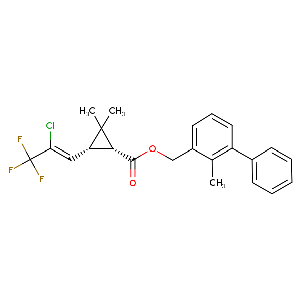 Structural image of Bifenthrin