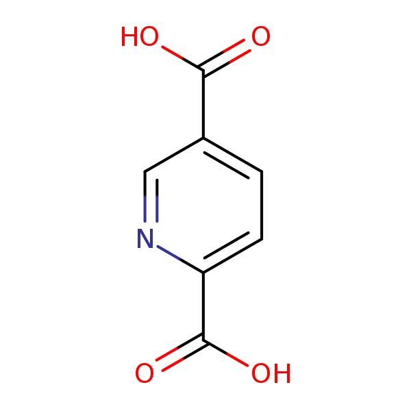 Structural image of 2,5-Pyridinedicarboxylic acid