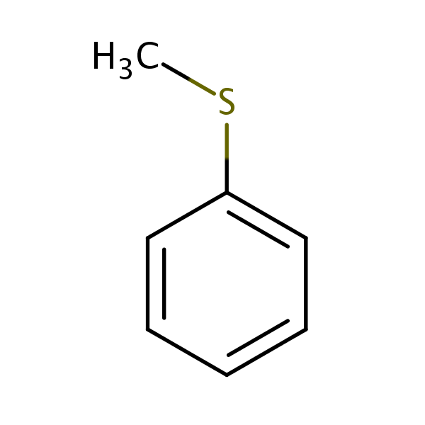 Structural image of Benzene, (methylthio)-