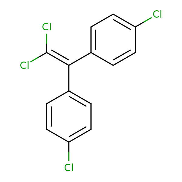 Structural image of p,p'-DDE