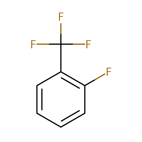 Structural image of Benzene, 1-fluoro-2-(trifluoromethyl)-