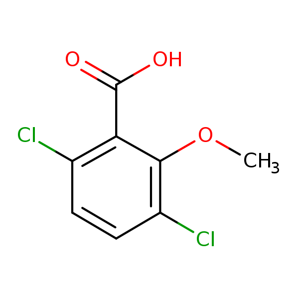 Structural image of Dicamba