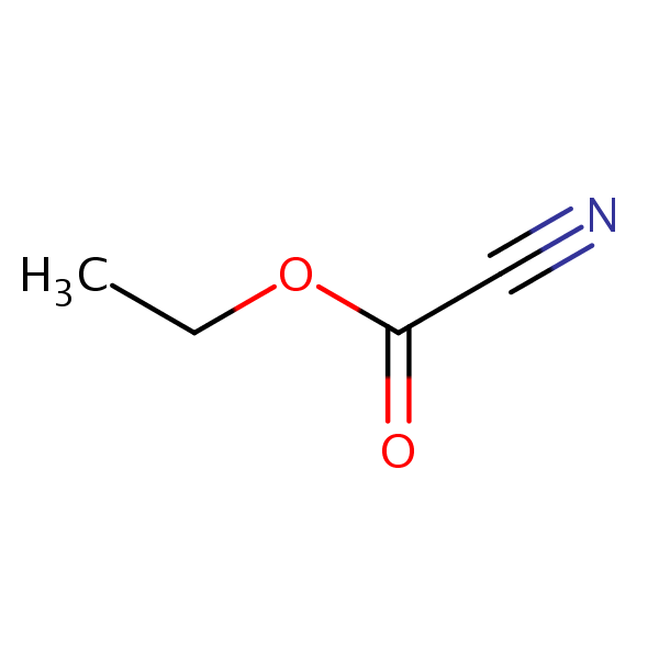 Structural image of Carbonocyanidic acid, ethyl ester