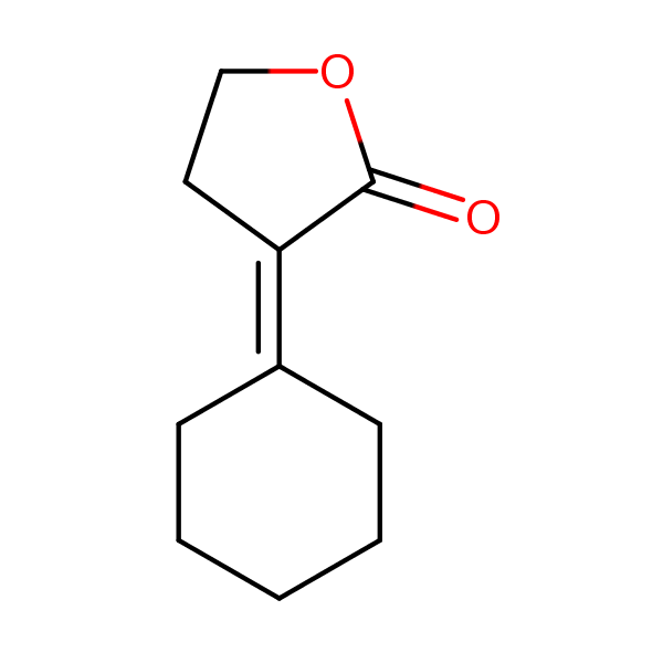Structural image of 3-Cyclohexylideneoxolan-2-one