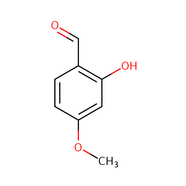 Structural image of Benzaldehyde, 2-hydroxy-4-methoxy-