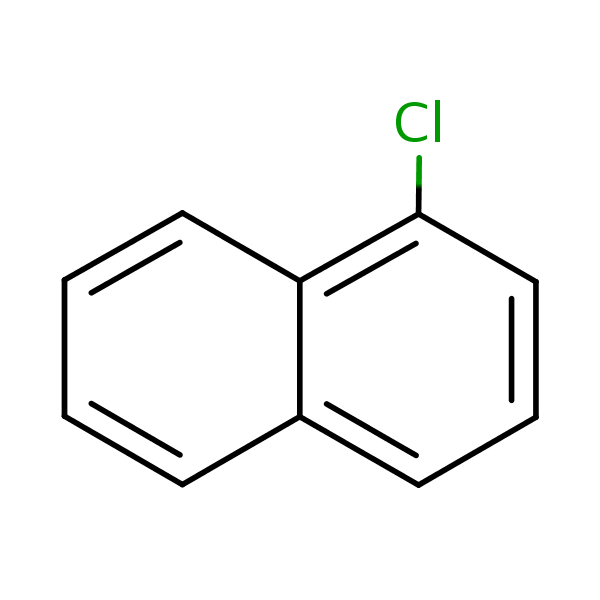 Structural image of 1-Chloronaphthalene