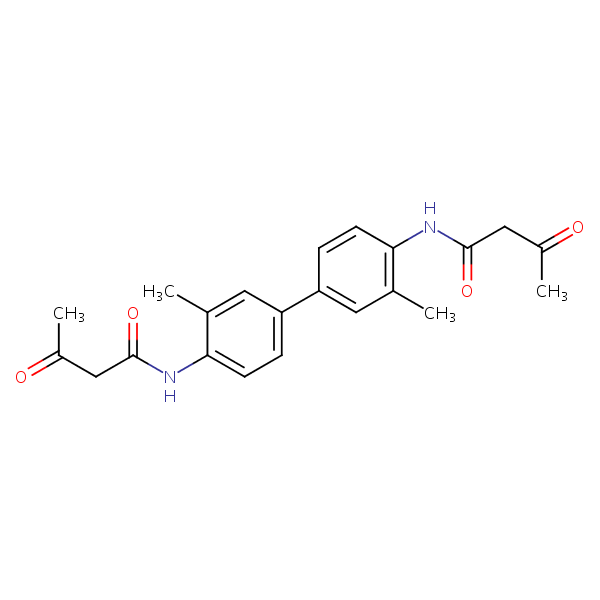 Structural image of Butanamide, N,N'-(3,3'-dimethyl[1,1'-bip...