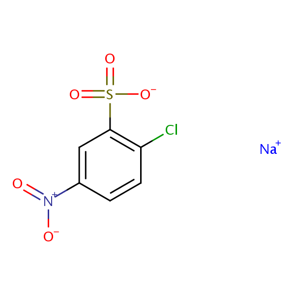 Structural image of Sodium 2-chloro-5-nitrobenzenesulphonate