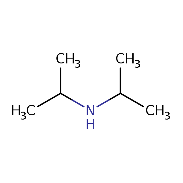 Structural image of Diisopropylamine