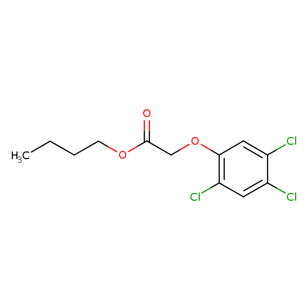 Structural image of Butyl (2,4,5-trichlorophenoxy)acetate