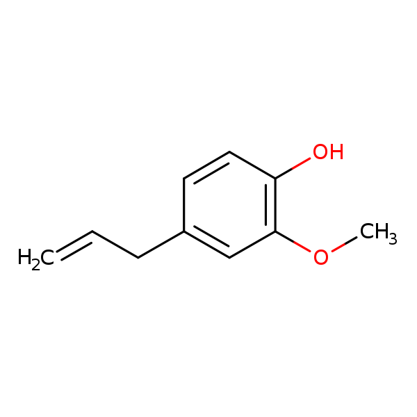 Structural image of Eugenol
