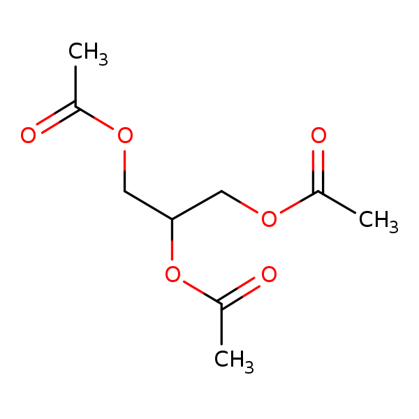 Structural image of Triacetin