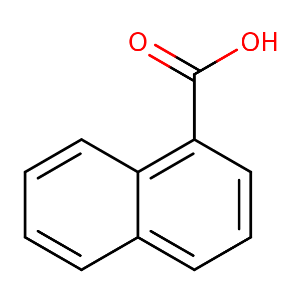 Structural image of 1-Naphthoic acid